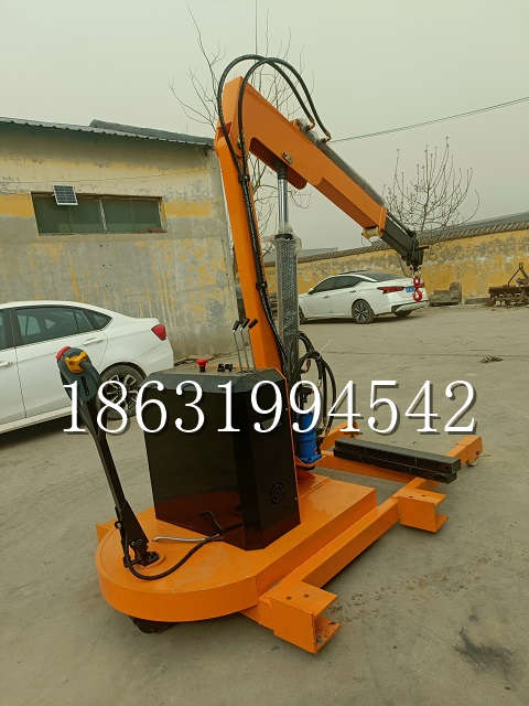 卓溪乡自卸车厢随车吊 自制轮式四不像起重机 四驱平板吊 5吨 贵盛